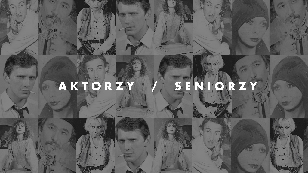Grafika: Cykl AKTORZY/SENIORZY – internetowy projekt scenarzystki i reżyserki Leny Frankiewicz, rozmowy o teatrze z seniorkami i seniorami zawodu aktorskiego Grafika: Cykl AKTORZY/SENIORZY – internetowy projekt scenarzystki i reżyserki Leny Frankiewicz, rozmowy o teatrze z seniorkami i seniorami zawodu aktorskiego